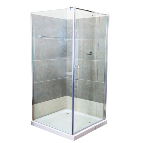 Square Shower Cubicle & Tray: (100x100x200)cm