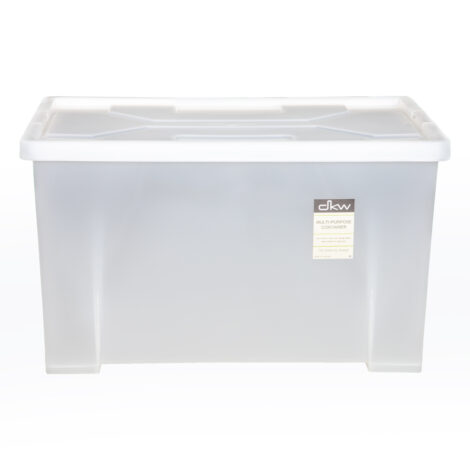 White A3 Multi Purpose Storage Box With Lid-55Lts 1