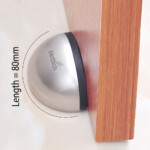 Door Stopper With Buffer, HDS 44 Stainless Steel