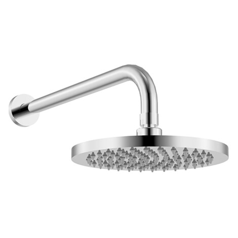 Tapis: Shower Head + Arm: 8 inch, Round, Chrome Plated 1