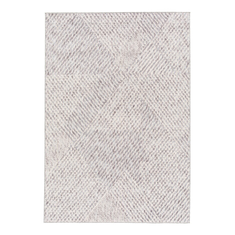 Balta: Re-Mix Carpet Rug; (80×150)cm, White/ light Grey 1