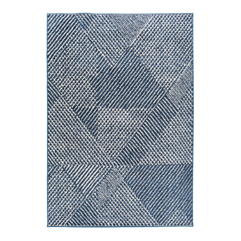 Balta: Re-Mix Carpet Rug; (80×150)cm, Blue/White 1