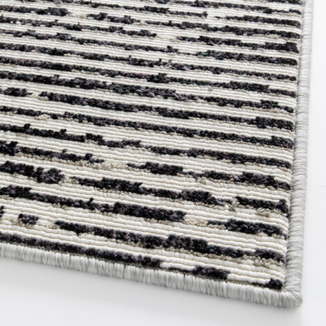 Balta: Re-Mix Carpet Rug; (80x150)cm, Grey/White