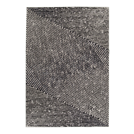 Balta: Re-Mix Carpet Rug; (80×150)cm, Black Grey/White 1