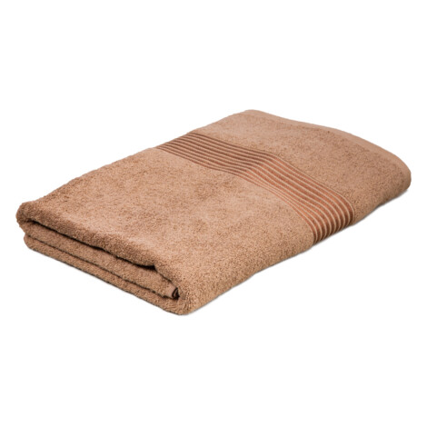Beach Towel, Striped: (81x163)cm, Brown