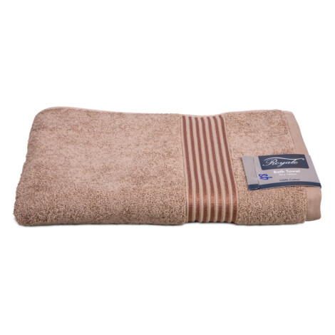 Plain Bath Towel: (70×140)cm, Brown 1