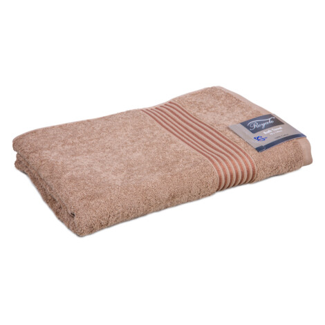 Plain Bath Towel: (70x140)cm, Brown