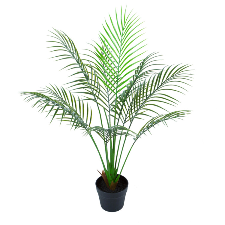 Plastic Palm Decorative Potted Flower: 95cm