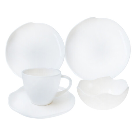 Domus: Porcelain Dinner Set; 20Pcs, White 1