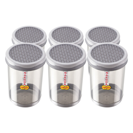 Pluto Kitchen Storage Container Set, 6pcs, Small, Grey 1
