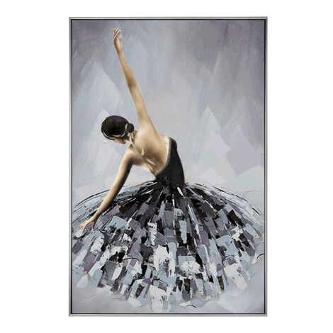 Ballet Painting With Frame: (80x120x2
