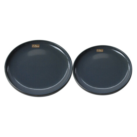 Domus: Porcelain Serving Plates Set; 2Pcs, Blue 1