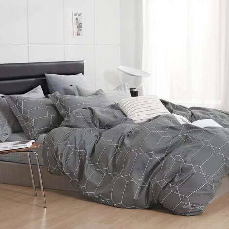 Domus: Single Comforter Set 300GSM; (160×220)cm, 5pcs 1