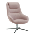 Fabric Relax Chair; (75x79x101)cm, Pink