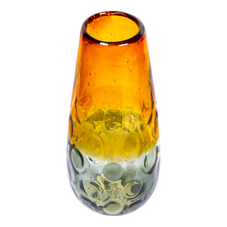 Domus: Glass Vase; (14x14x27)cm