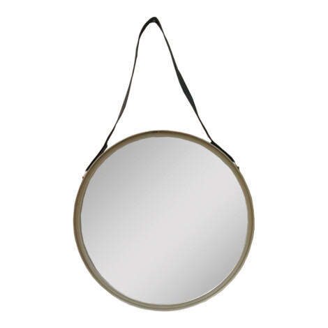 Decorative Round Wall Mirror With Frame; (50×50)cm, Gold 1