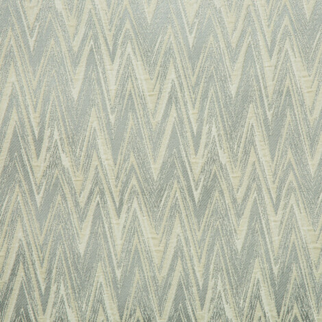 Laurena Dario Collection: Textured Distressed zigzag Patterned Furnishing Fabric; 280cm, Smoke Green 1