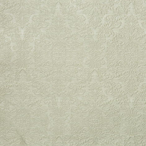 Laurena Dario Collection: Textured Damask Patterned Furnishing Fabric; 280cm, Pastel Grey 1