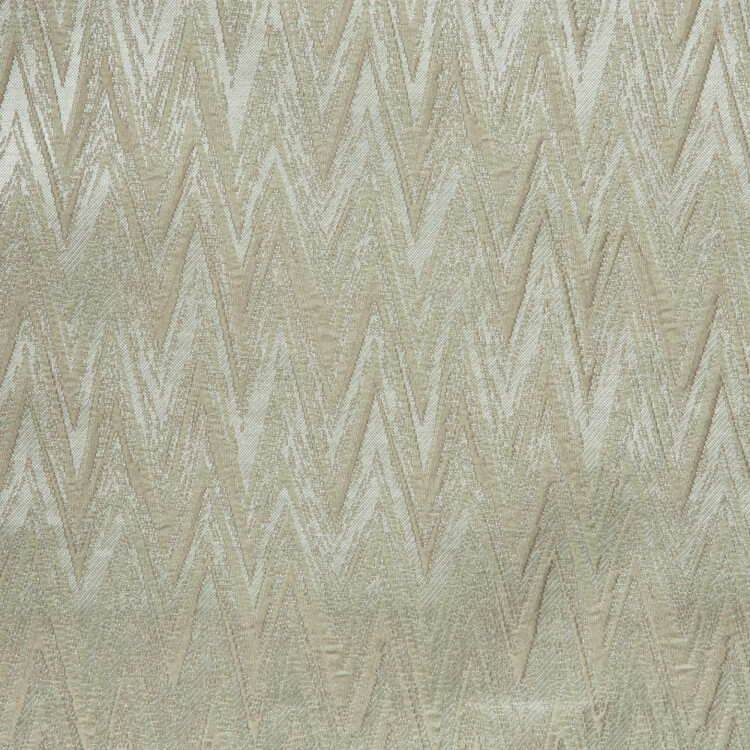 Laurena Dario Collection: Textured Distressed zigzag Patterned Furnishing Fabric; 280cm, Sage