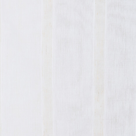 Eli Collection: Mitsui Polyester Sheer Fabric; 280cm, White/Light Brown 1