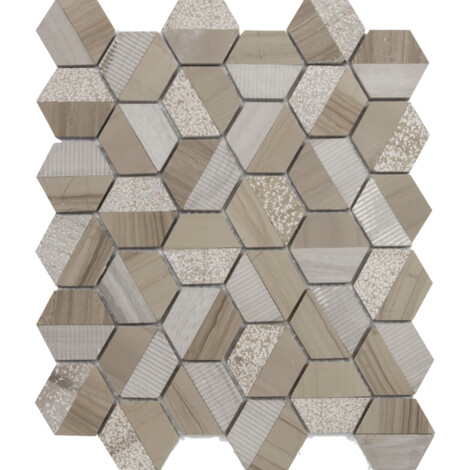 MSFACEHH-B01: Stone Mosaic Tile; (26.0×30