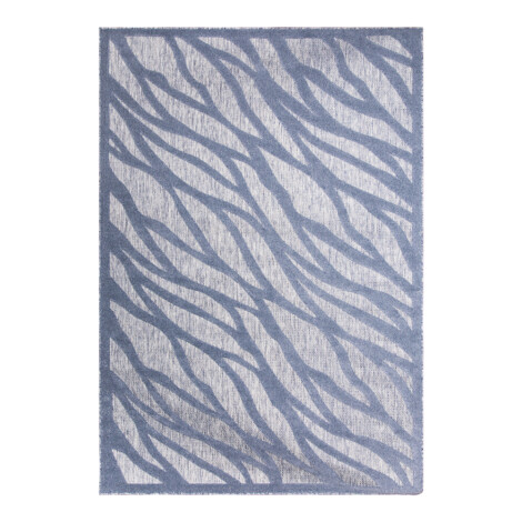 Grand: Newport Wavy Pattern Carpet Rug, (200×290)cm, Navy Blue/Grey 1