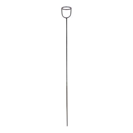 Iron Stand For Glass Tealight Candle Holder; (6x6x90)cm 1