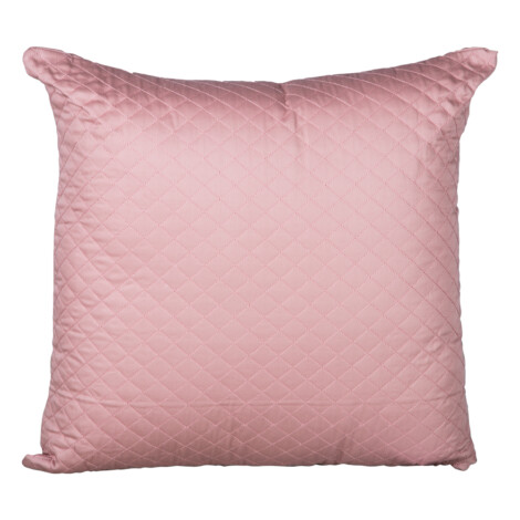 Filled Quilted Cushion Cover, Standard; (45×45)cm, Rosa 1