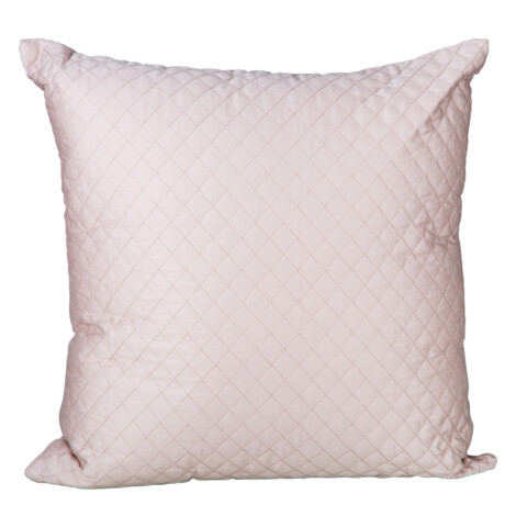 Filled Quilted Cushion Cover, Standard; (45×45)cm, Soft Latte 1
