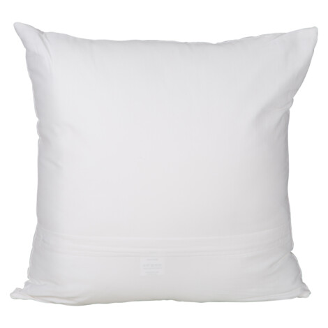 Filled Quilted Cushion Cover, Standard; (45x45)cm, White