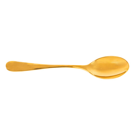 Royce Dessert Spoon, Bright Gold 1
