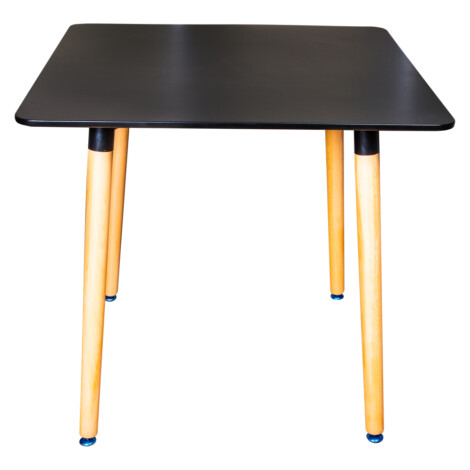Dining Table; (80x80x74)cm, Black 1