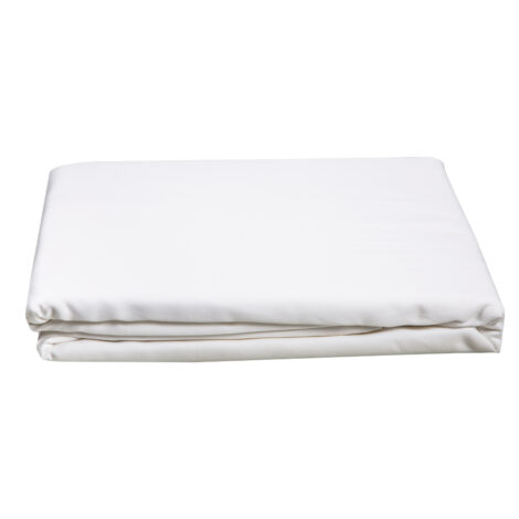 Queen Fitted Bed Sheet, 1pc: (180x200+30)cm, White