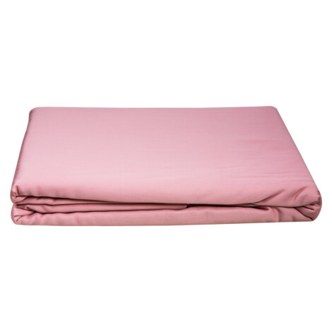 Queen Fitted Bed Sheet, 1pc: (180x200+30)cm, Rosa
