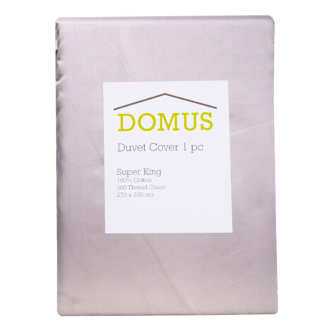 SuperKing Duvet Cover: 1pc: (260×270)cm, Soft Latte 1