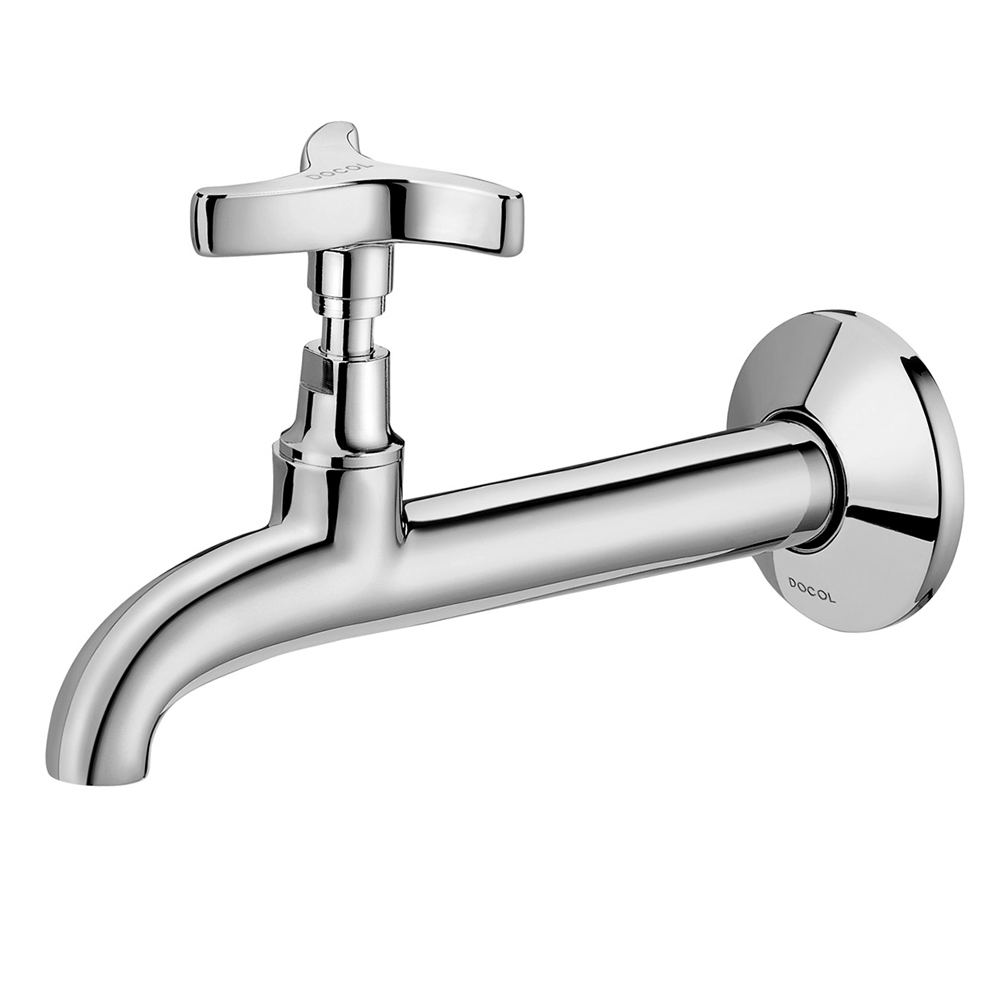 Docol: Trio Wall-Mount Long Tap, Chrome Platted 1