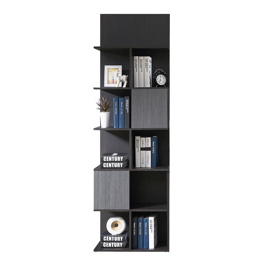 Book Shelf; (60x31x200)cm, Dark Oak/F