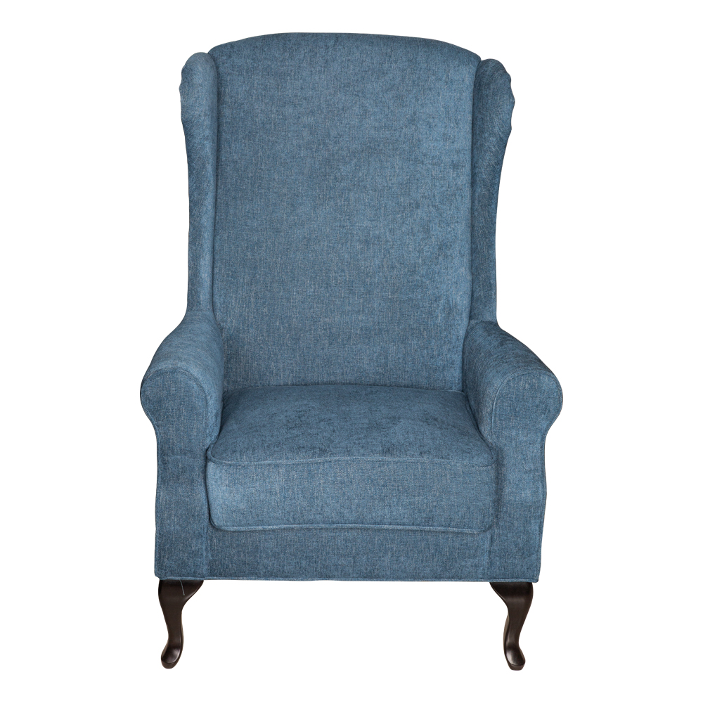 Fabric Arm Chair: 1-Seater; (82×91)cm, Denim 1
