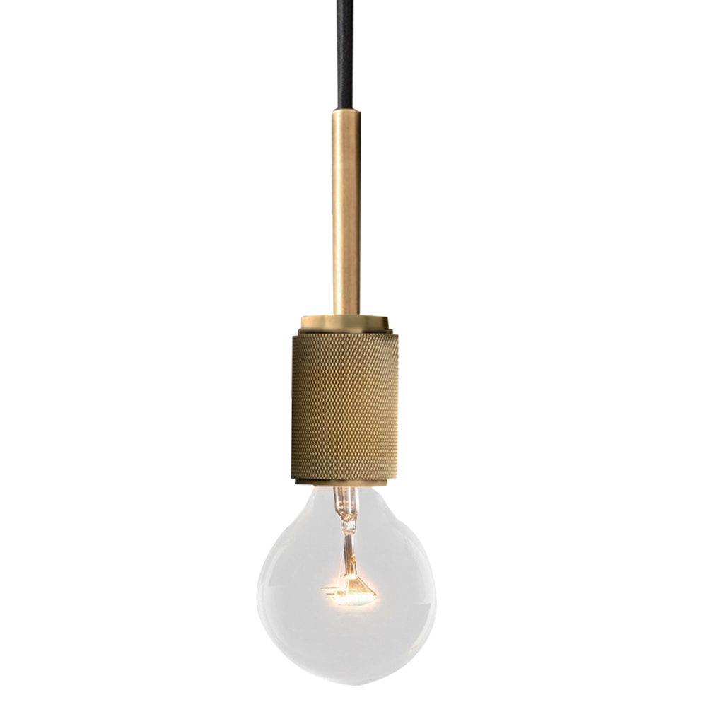 Domus: Glass Ceiling Pendant Lamp: E27, (D12xH18)cm, Gold 1