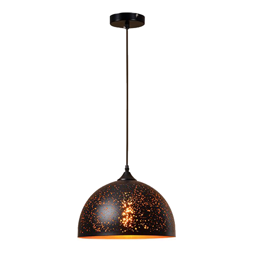 Domus: Iron Ceiling Pendant Lamp: AC85-265V, (D30xH22)cm, 1X E27, Black 1