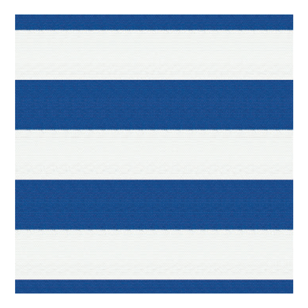 Awning Stripe Pattern Outdoor Furnishing Fabric; 140cm, Blue/White 1