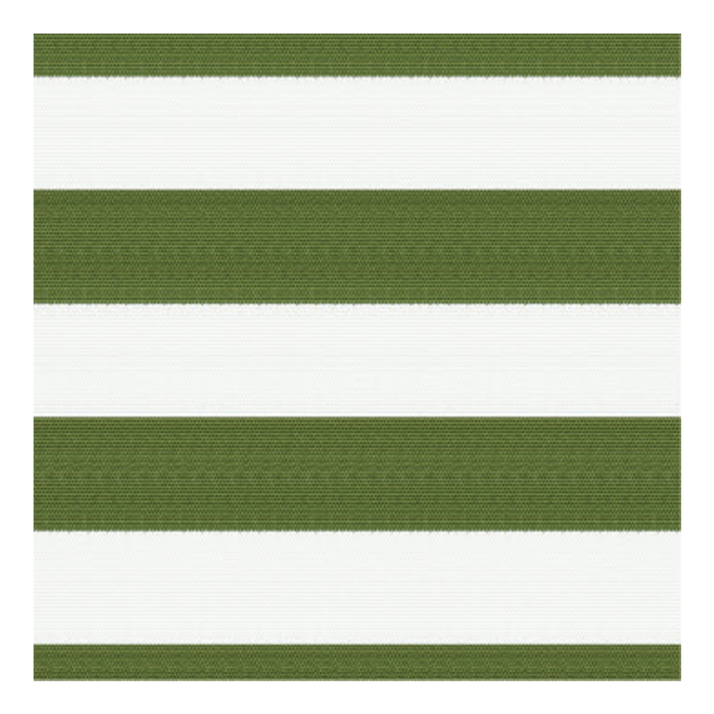 Awning Stripe Pattern Outdoor Furnishing Fabric; 140cm, Green/White 1