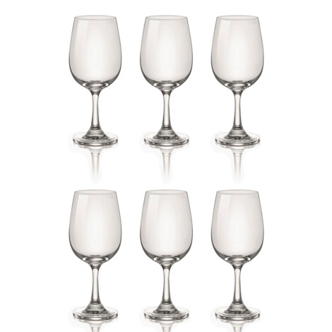 Society White 21Cl Stem Glass 5523W07 – 6pc Set 1