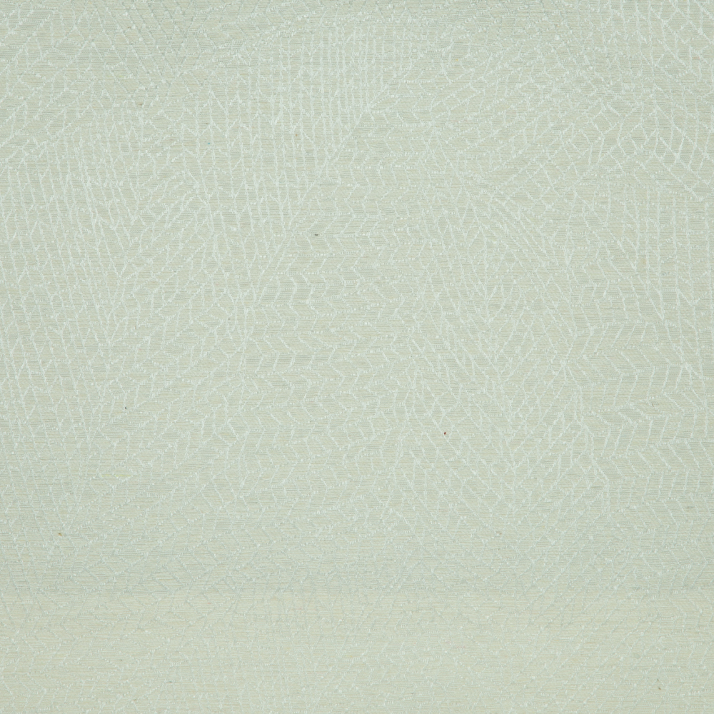 Savona Collection Herringbone Pattern Polyester Cotton Jacquard Fabric; 280cm, Beige/Green 1