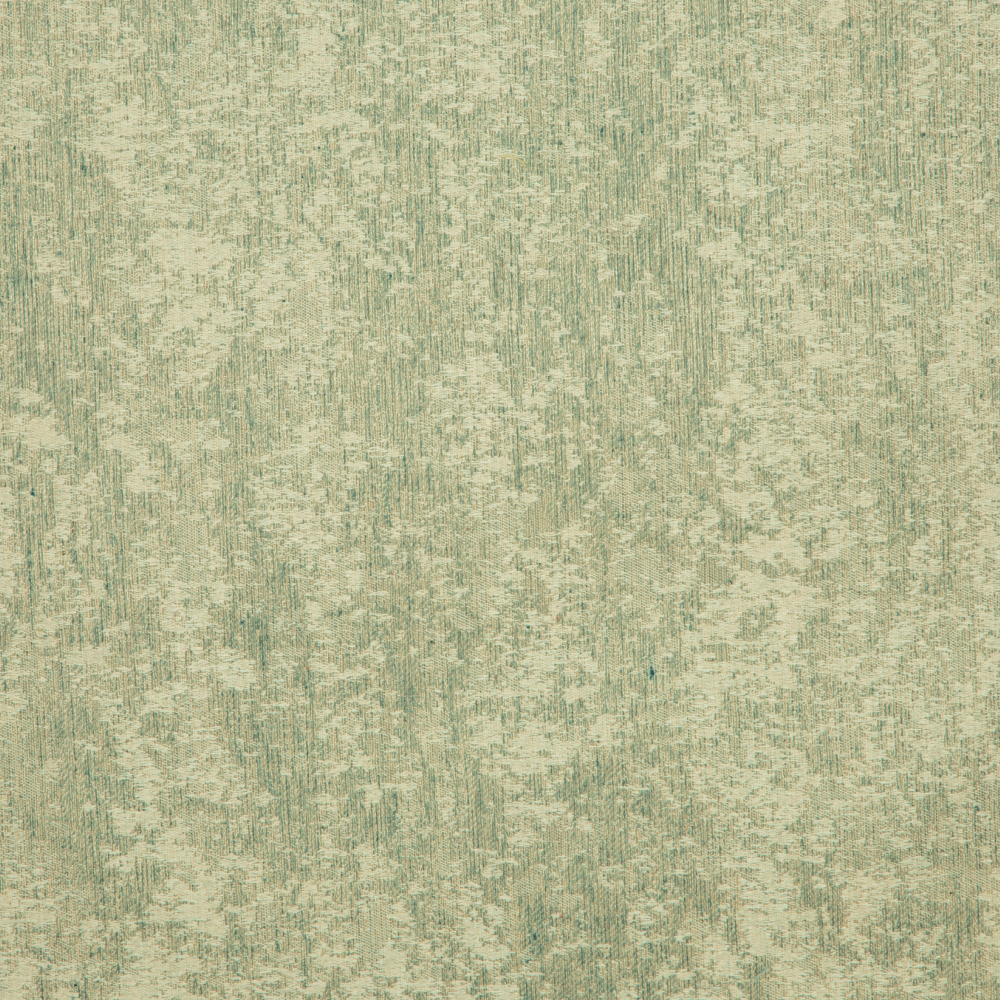 Savona Collection Textured Patterned Polyester Cotton Jacquard Fabric; 280cm, Beige/Green 1