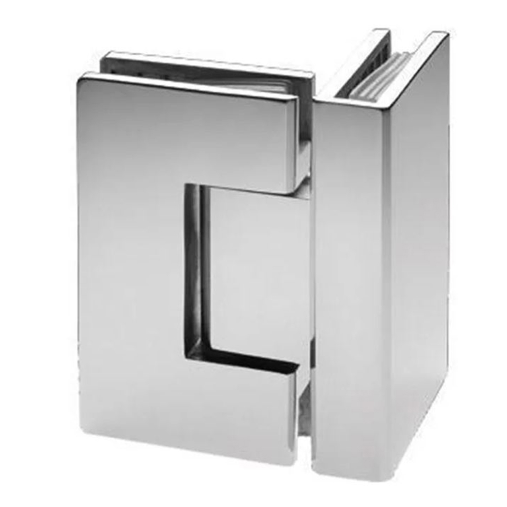 Glass To Glass Hinge; 135° HSH 13 Brass, Bright Chrome Plated 1