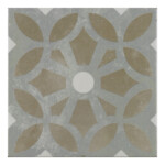 Cezzane 1: Matt Porcelain Decor Tile; (22.3x22.3)cm