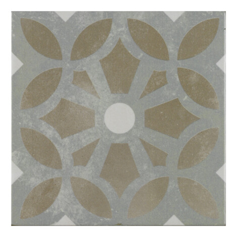 Cezzane 1: Matt Porcelain Decor Tile; (22.3×22