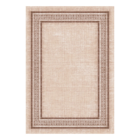 Modevsa: Bamboo Rectangular Patterned Carpet Rug; (200×300)cm, Brown 1