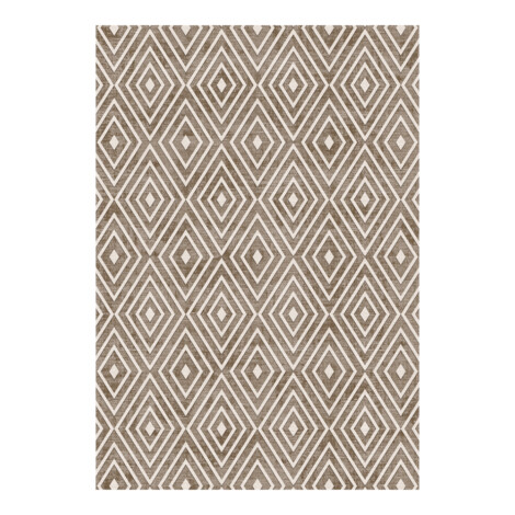 Modevsa: Bamboo Diamond Patterned Carpet Rug; (200×300)cm, Dark Grey 1